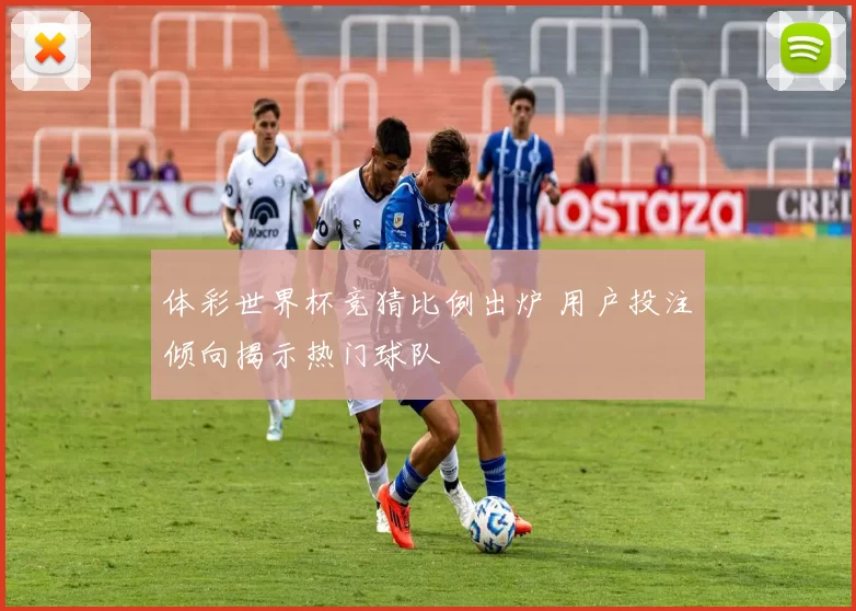体彩世界杯竞猜比例出炉 用户投注倾向揭示热门球队
