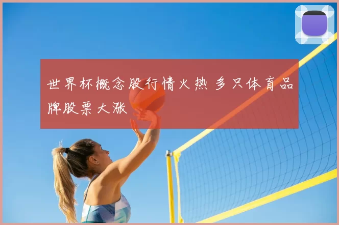 世界杯概念股行情火热 多只体育品牌股票大涨